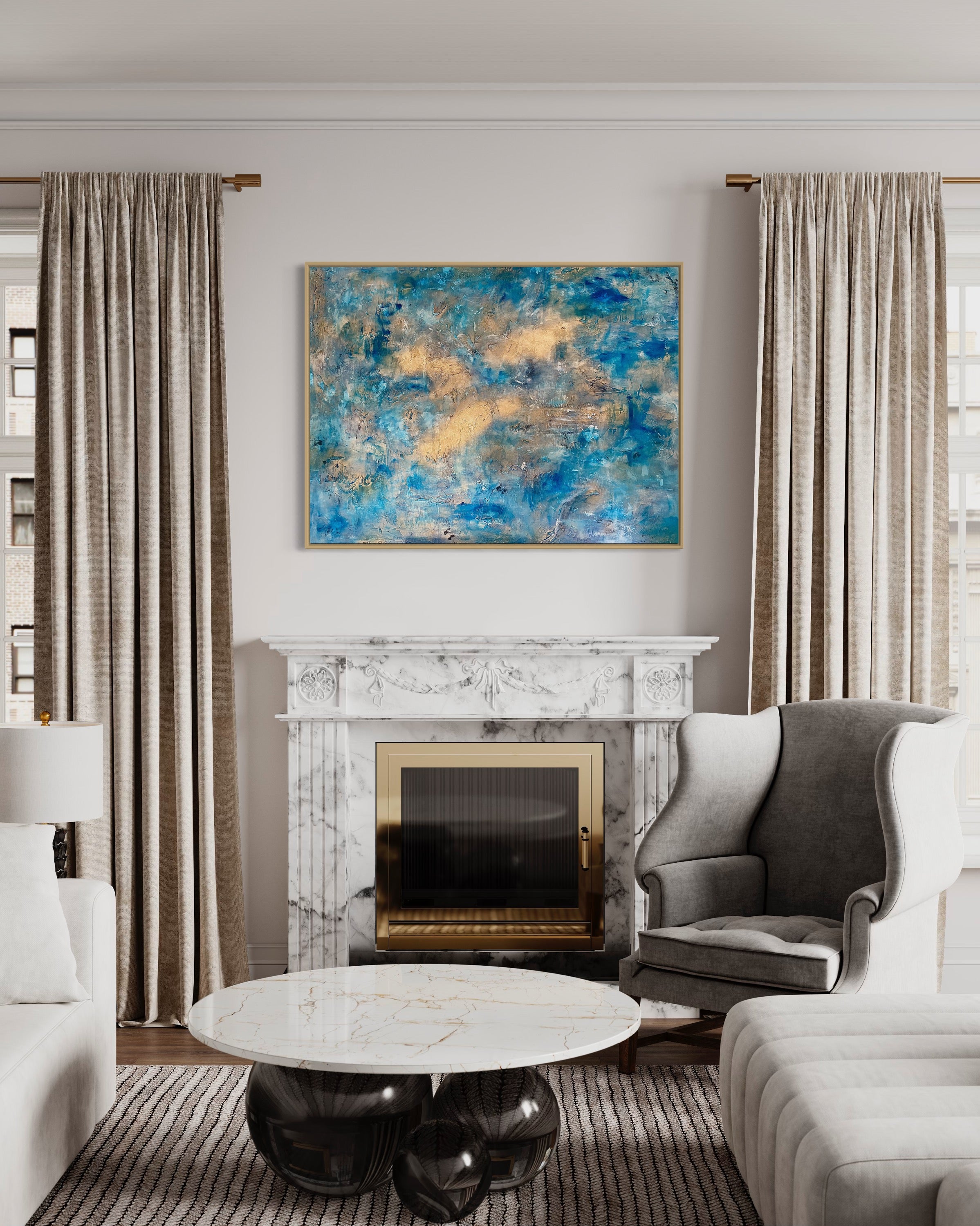 Commission Painting: Into the Sky