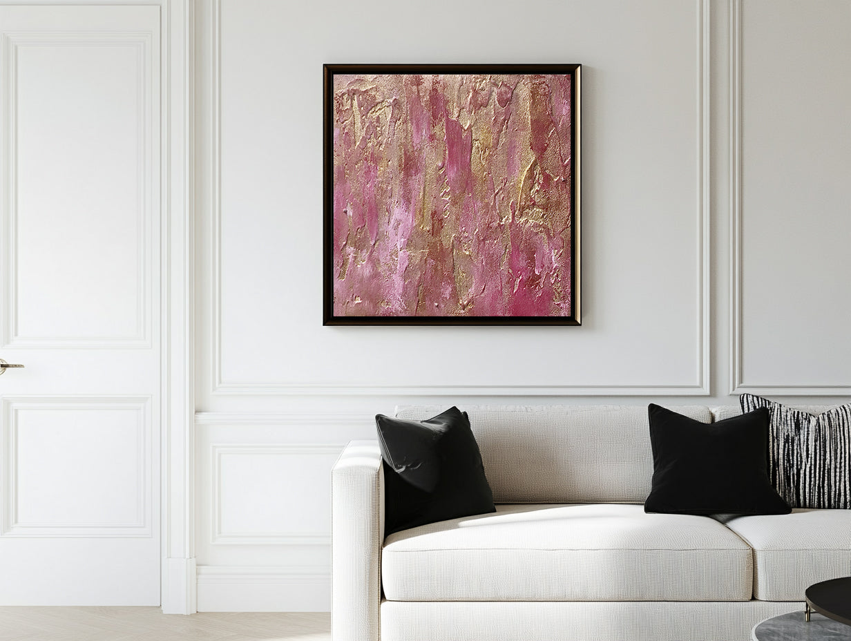 Commission Painting: Blossoms in Gold